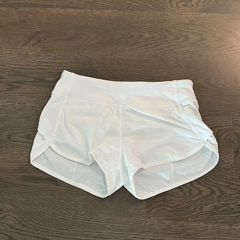 White Speed Up Shorts